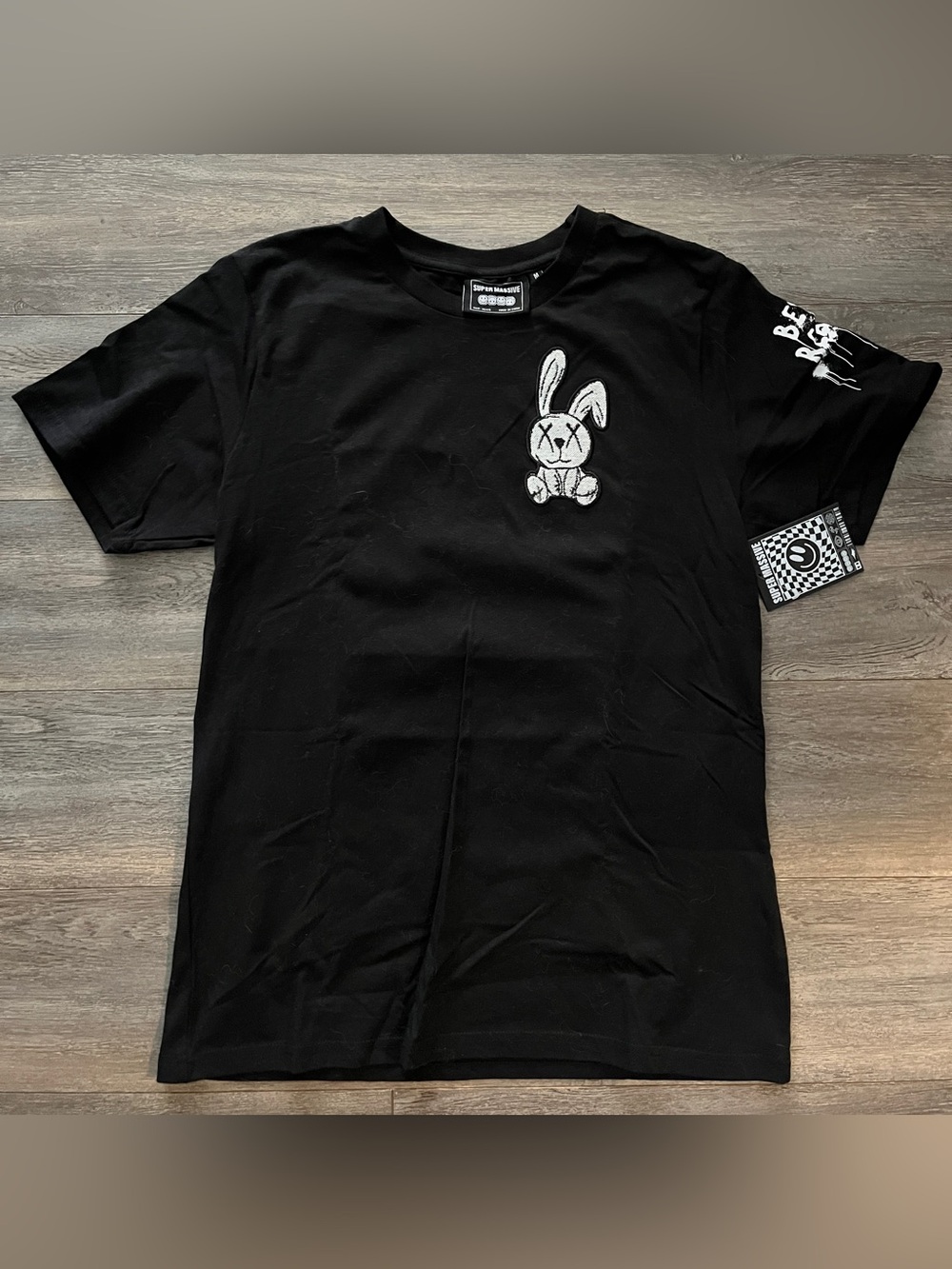 Super Massive Bunny Rabbit Tapestry Patch Shirt